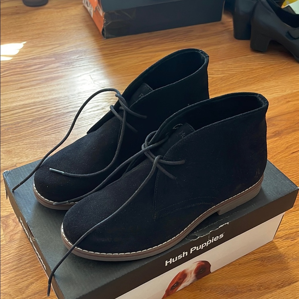 Hush Puppies Women’s Black Suede Shoes